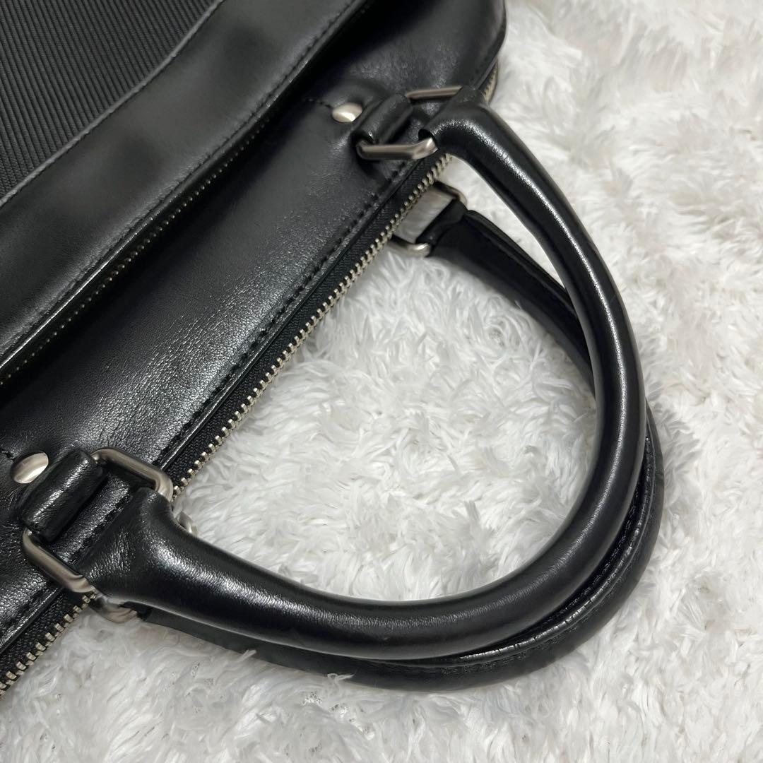 【美品】BURBERRY バーバリー ブリーフケース ビジネス A4 レザー