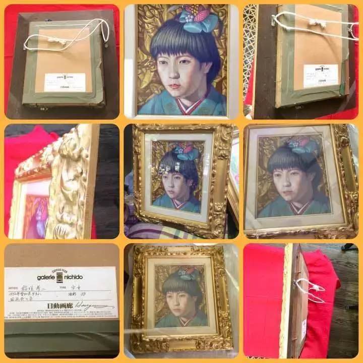 超限定5月18日20時迄‼️「少女 」稲垣 孝二 油彩3F日動画廊Hasegawa