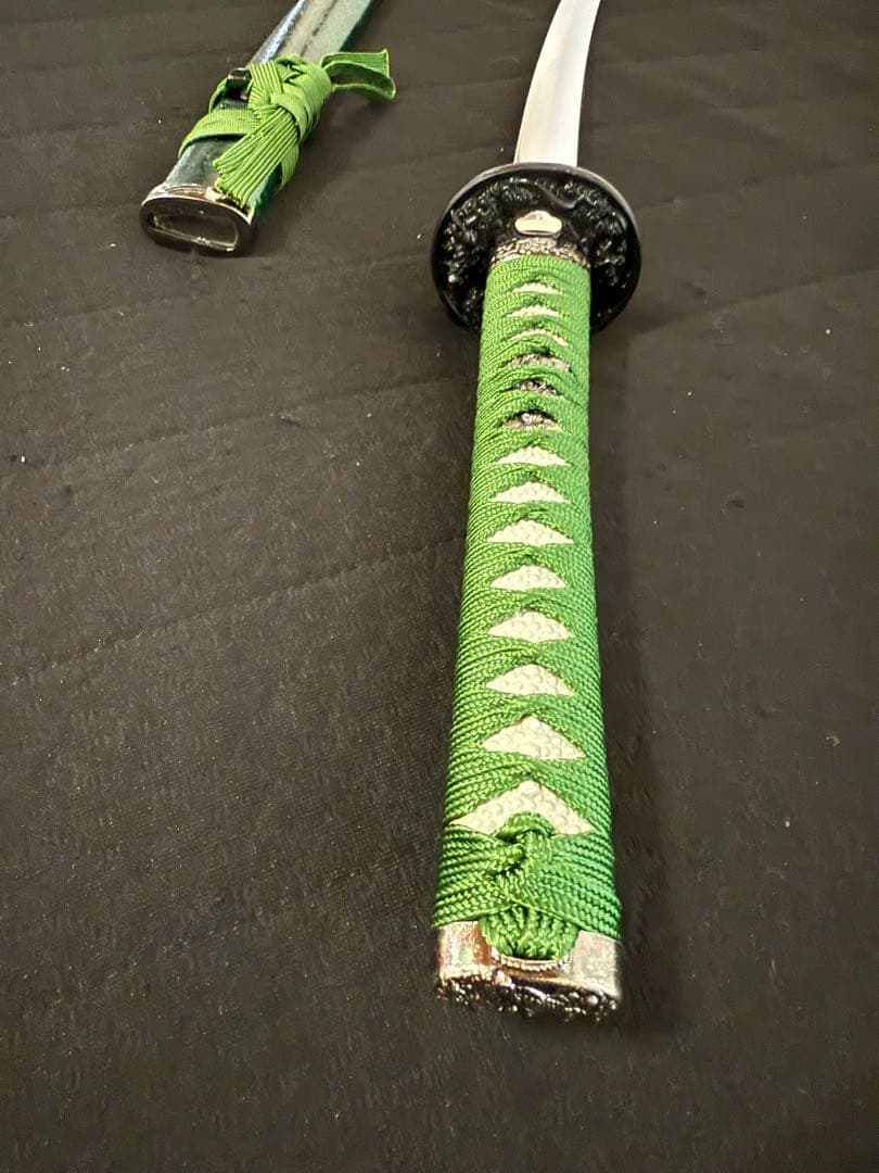 刀　かたな　剣　美品　緑雲塗鞘　大刀　長尺　模造刀　美術刀　舞踊　大衆演劇　芝居