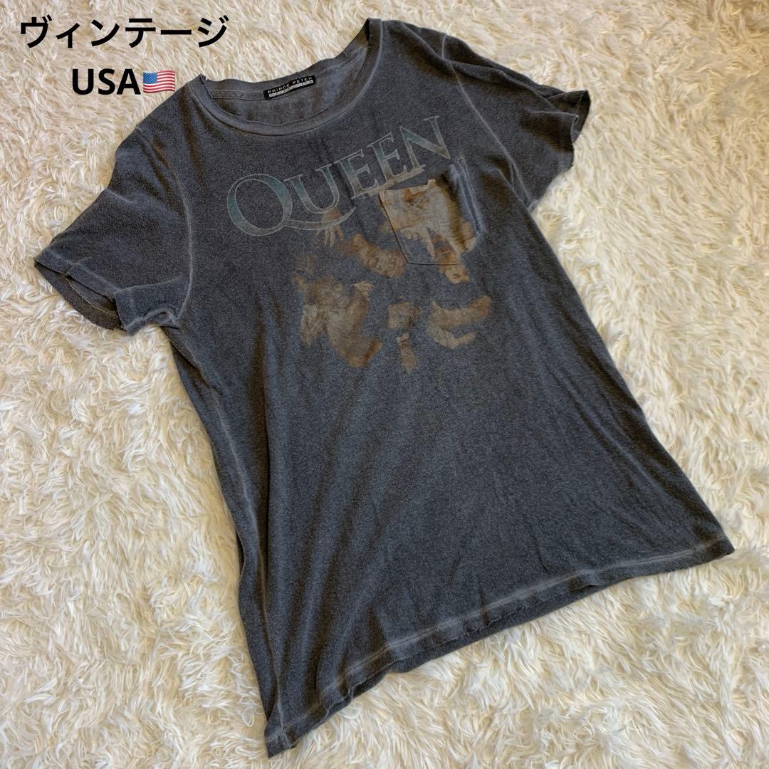 ヴィンテージT QUEENバンドT サイズS アメリカ製PRINCE PETER