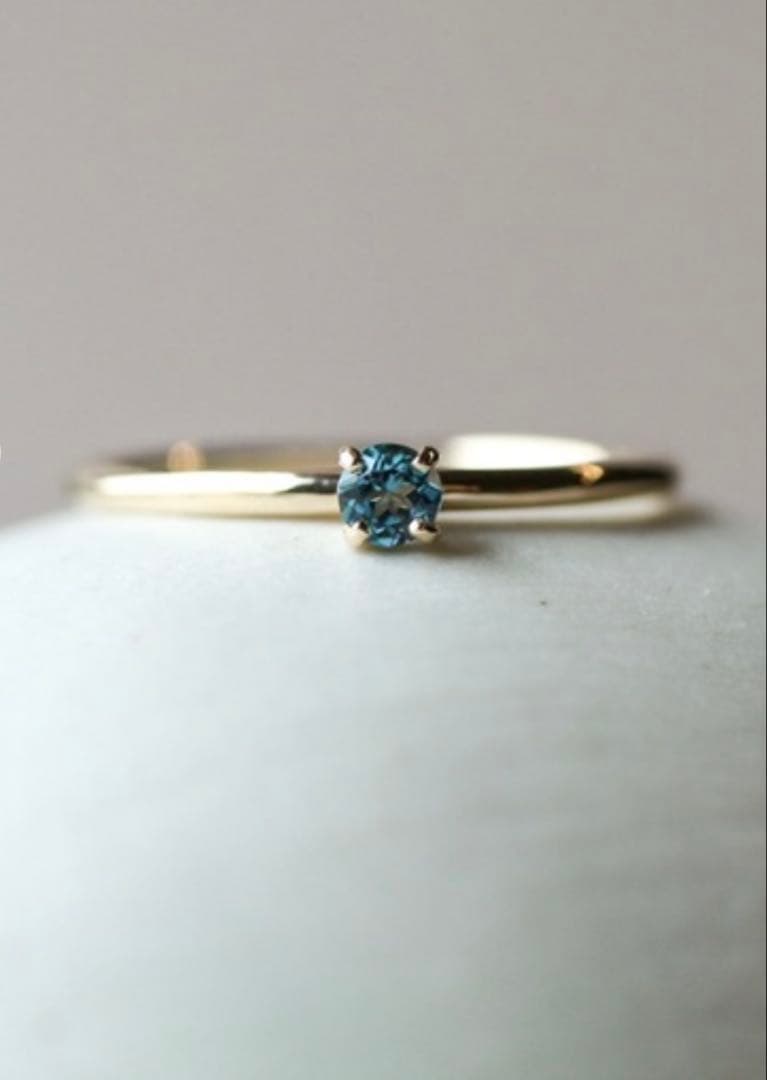 【正月セール】cuicuiロンドンブルートパーズリング