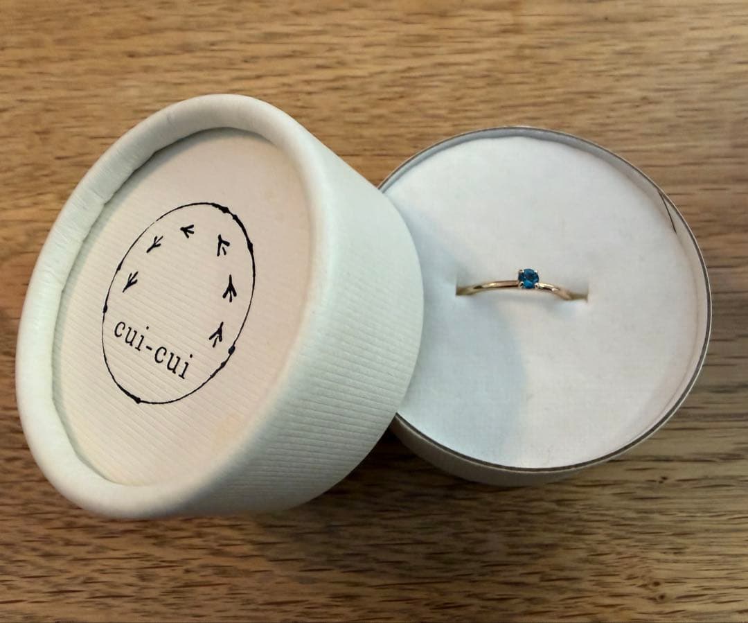 【正月セール】cuicuiロンドンブルートパーズリング