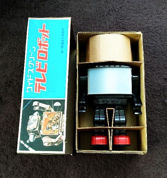 昭和　激レア　ブリキ　ロボット　ワイドスクリーンテレビロボット