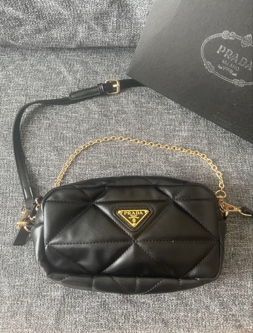 PRADA キルティング 2way ショルダーバッグ ノベルティ 即日発送