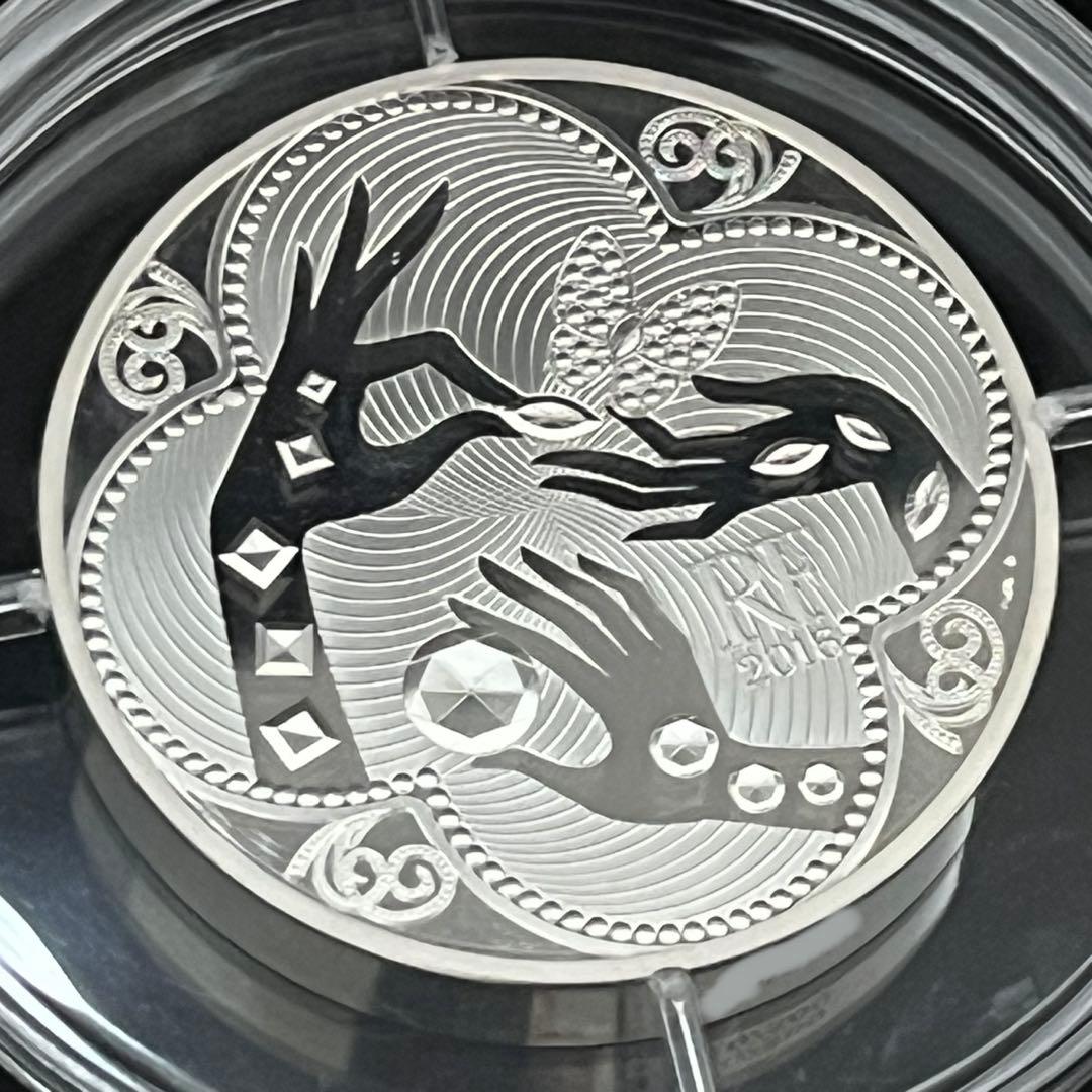 【記念硬貨】Van Cleef & Arpels 50ユーロ銀貨【163グラム】