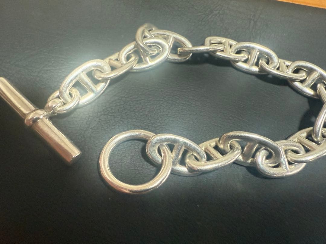 エルメス シェーヌ・ダンクル オマージュ　シルバー ブレスレット❗️SV925製