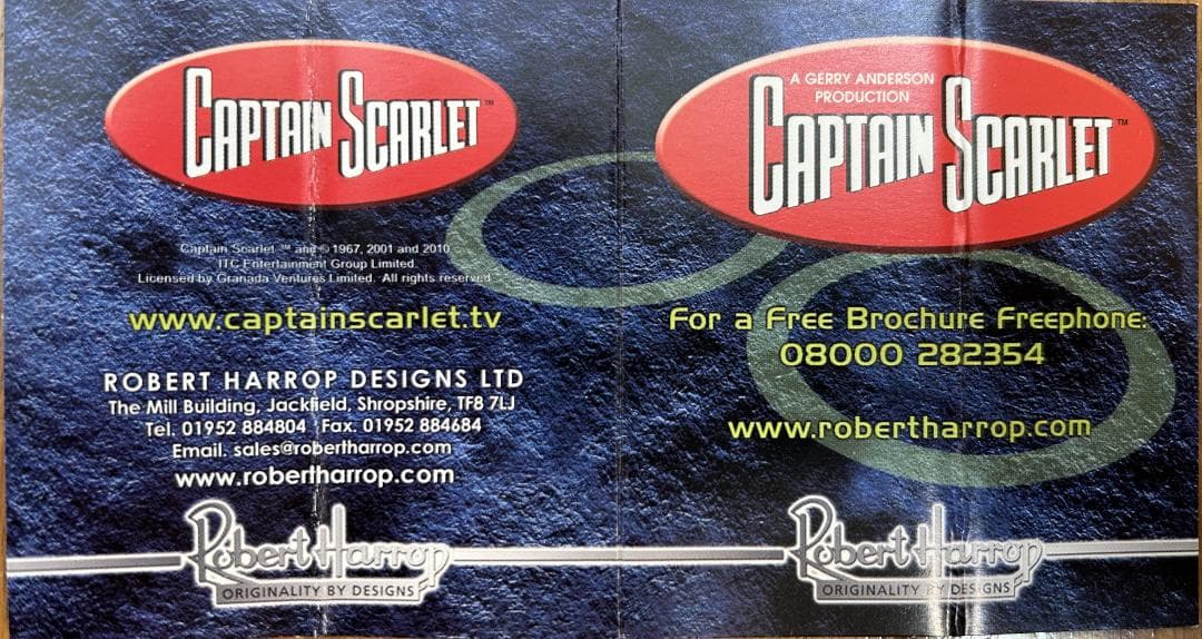 【値下げ】キャプテン・スカーレット塗装済フィギュア