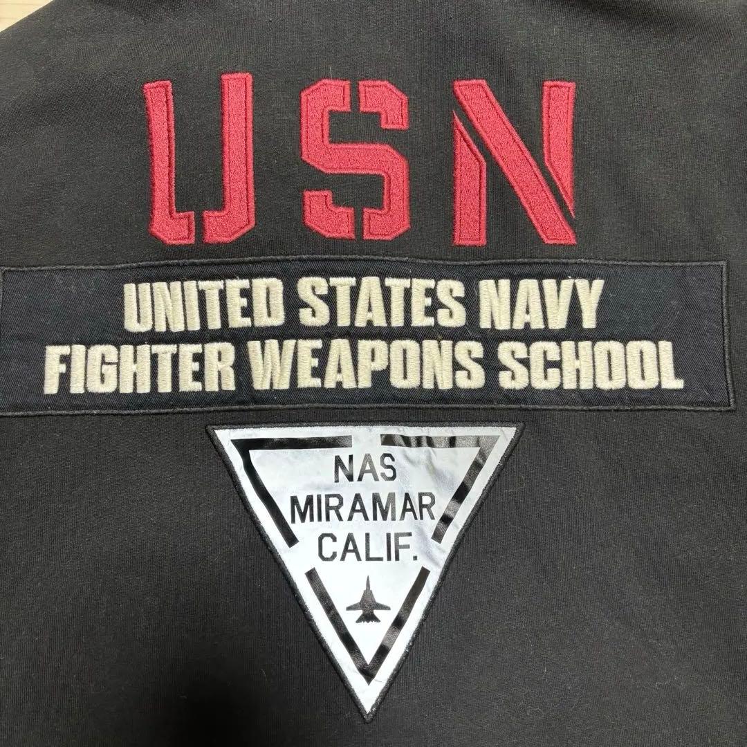 【稀少】 AVIREX トップガン ウィンドガード ジャケット XL ブラック