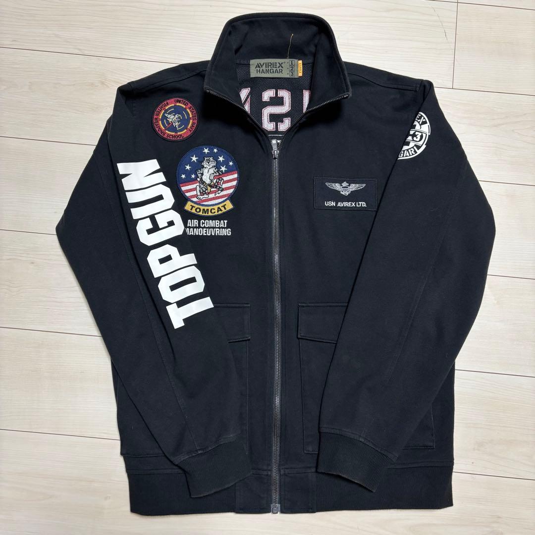 【稀少】 AVIREX トップガン ウィンドガード ジャケット XL ブラック