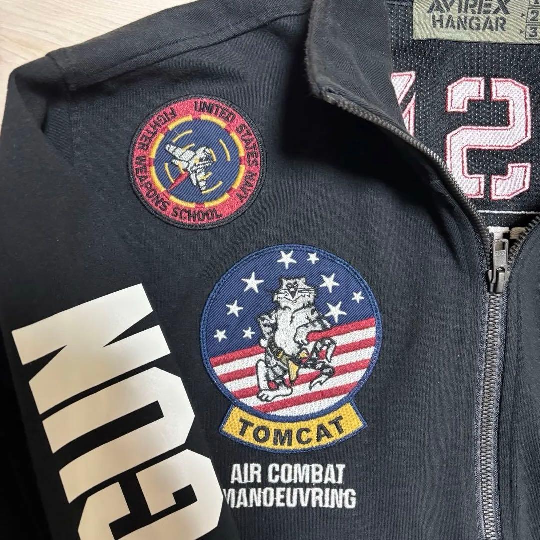 【稀少】 AVIREX トップガン ウィンドガード ジャケット XL ブラック