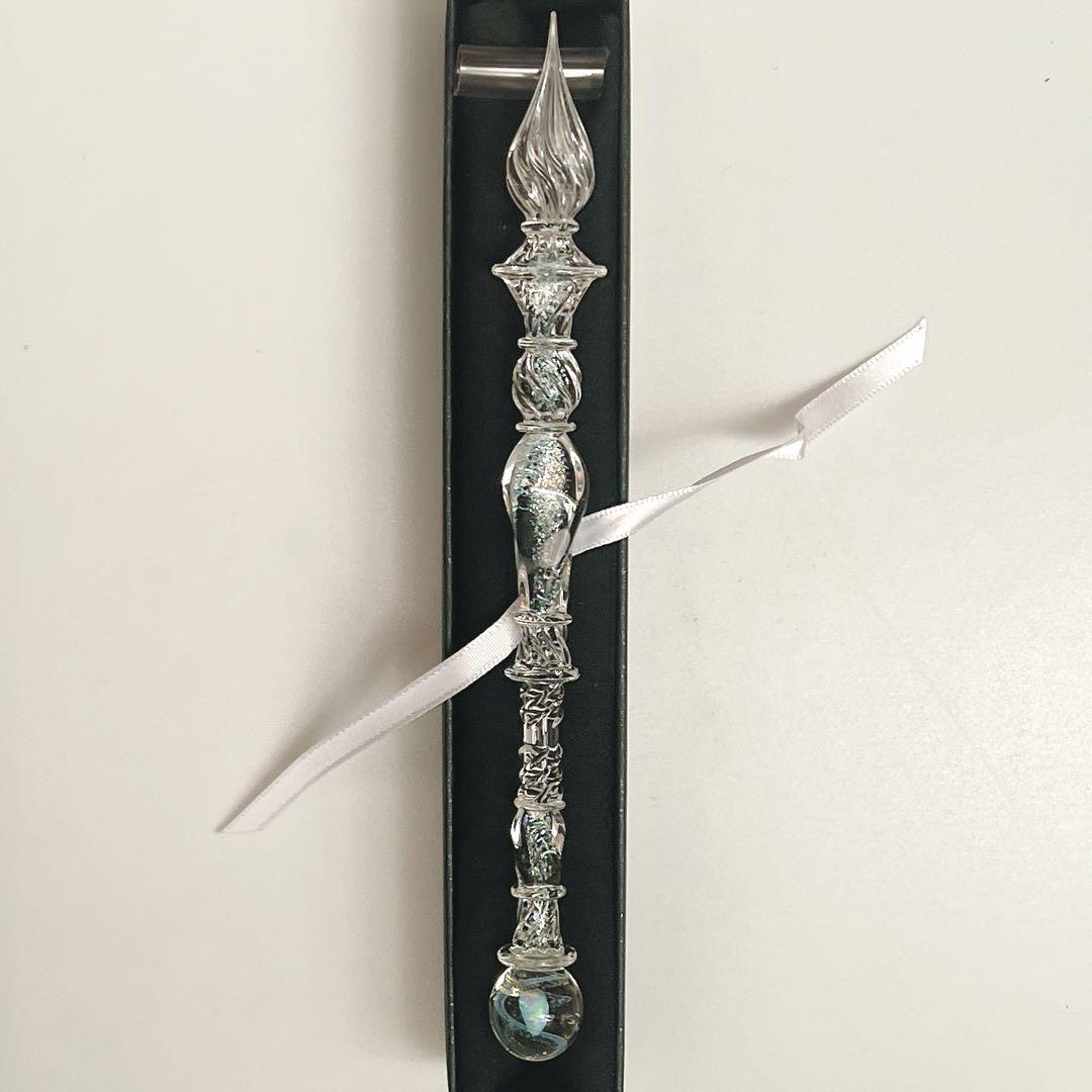 哲嗟工房 ガラスペン wizard オパール装飾付き