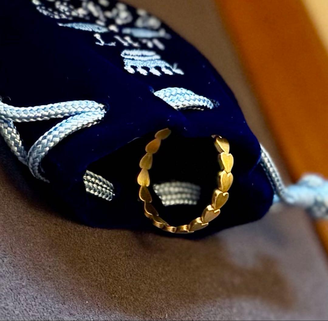 現行品◆マリーエレーヌドゥタイヤック◆K20*ラブバンドリング*14号*ハート