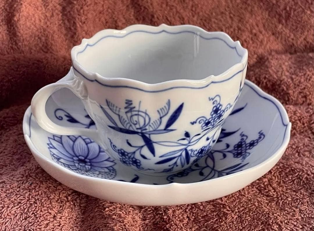 Meissen マイセン ブルーオニオン　カップ＆ソーサー 1客