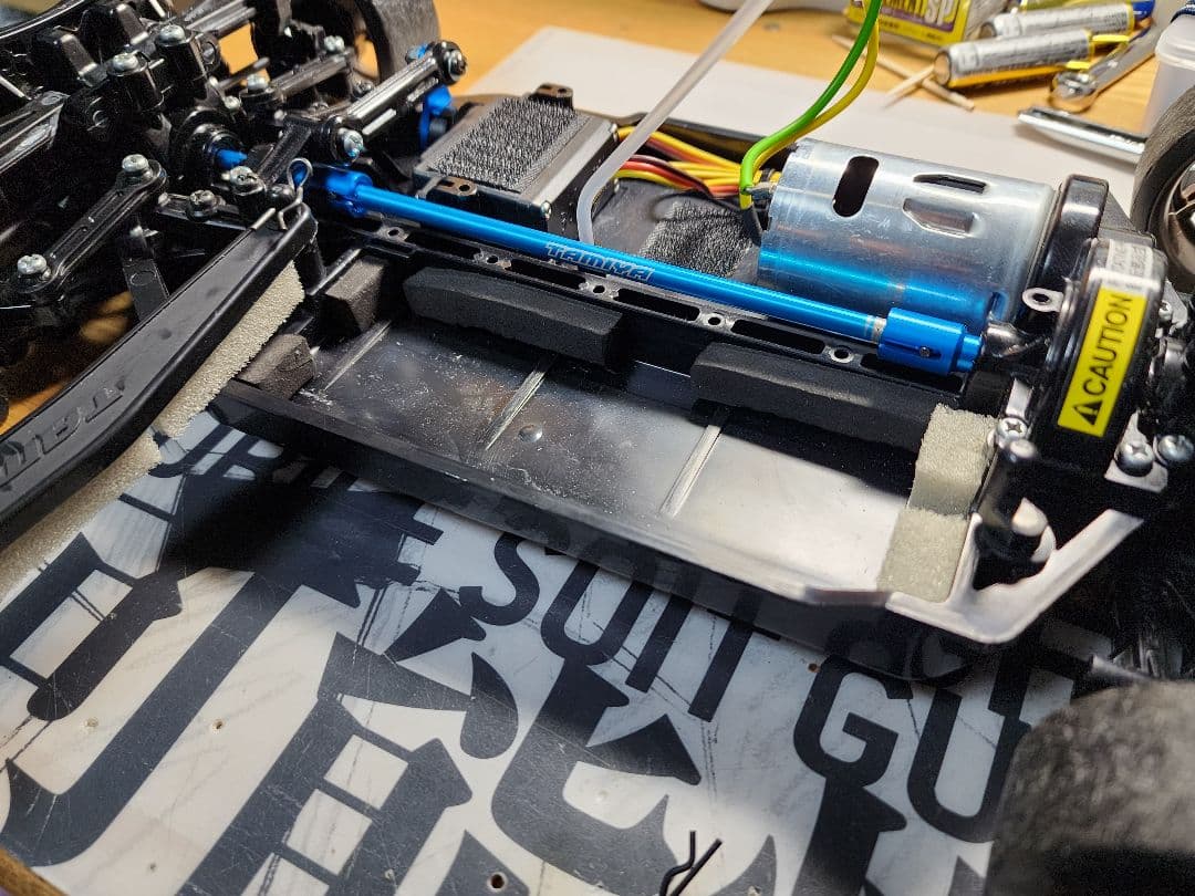 タミヤ 1/10 TT-02シャーシ フルベア 純正オプション 予備パーツ有り