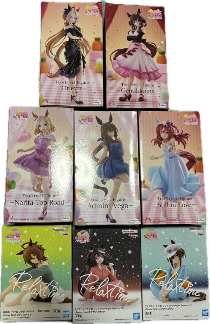 ウマ娘 ラウンドワン限定　ナムコ限定　等　フィギュア 8体セット