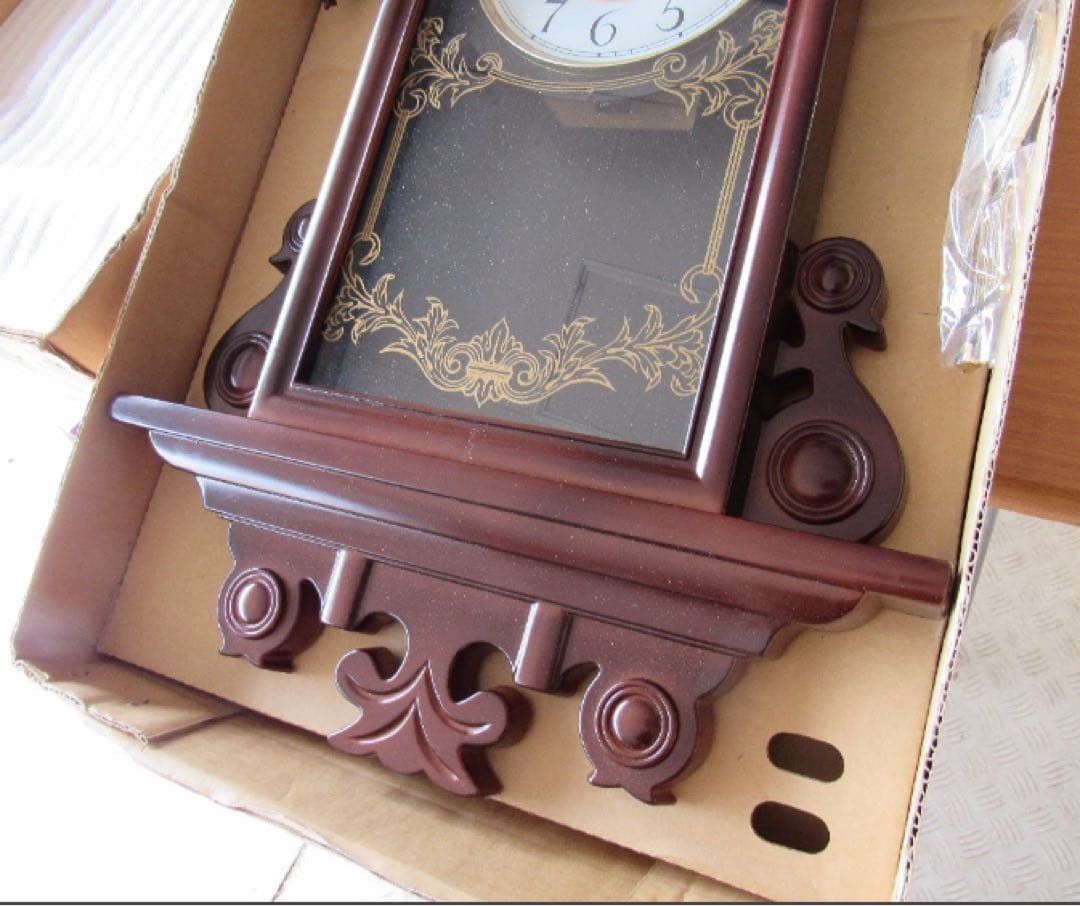 田中実業 雅峰SH-MPT5 5W K-1218涙の雫型 クォーツメロディ柱時計