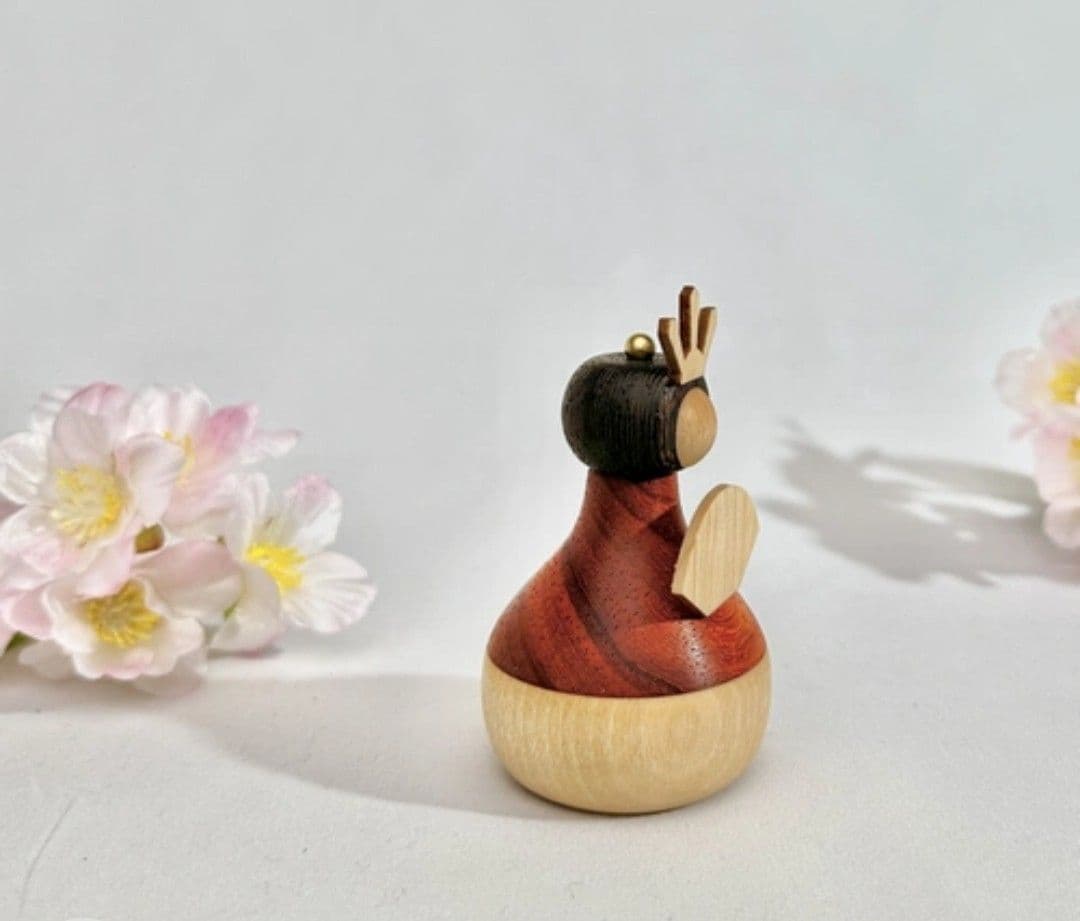木製ひな人形セット