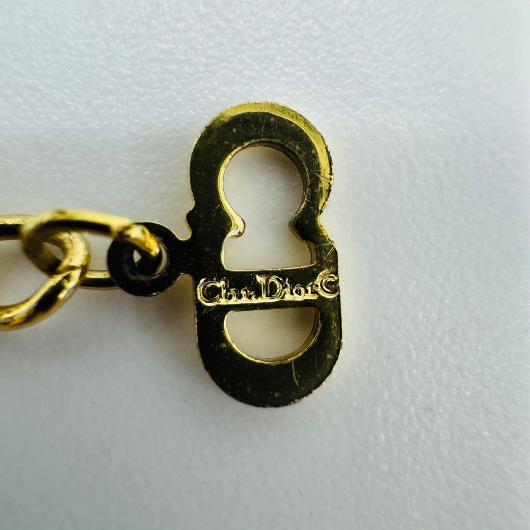 ✨Dior✨ディオール✨CD✨ハート✨ラインストーン✨ゴールド✨ネックレス✨