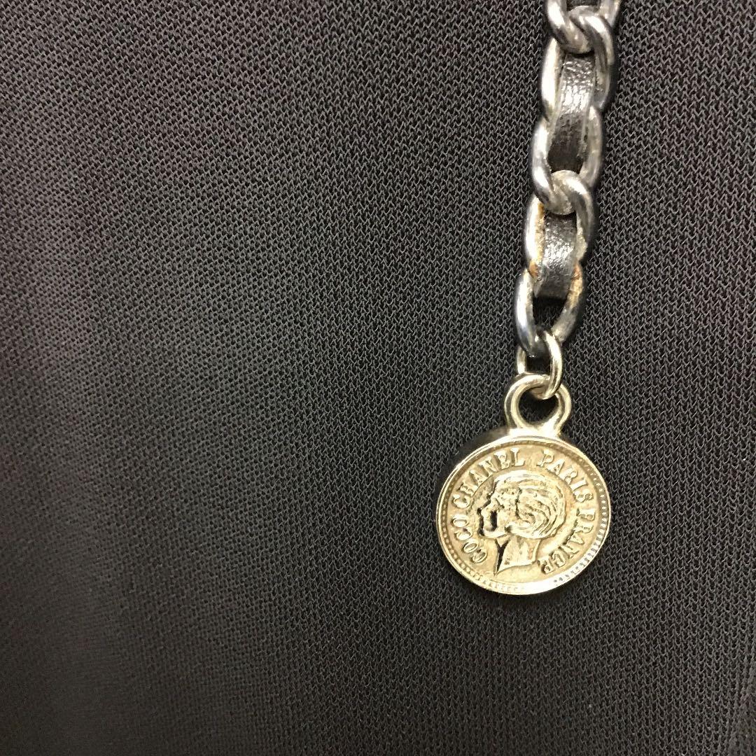 lele専用です♪ヴィンテージシャネルワンポイントチェーンのスカート❣️