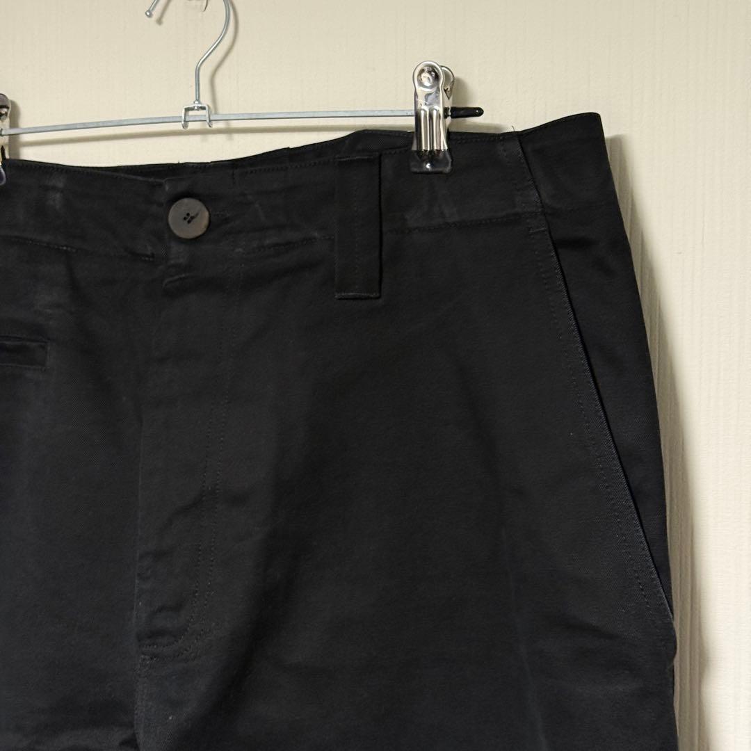 STUDIO NICHOLSON ブラック チノパンツ L