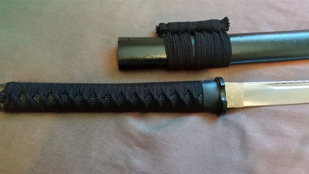 【鶴姫一文字風】模造刀 樋入り刀身 刀剣 喰出し鍔 模擬刀 日本刀