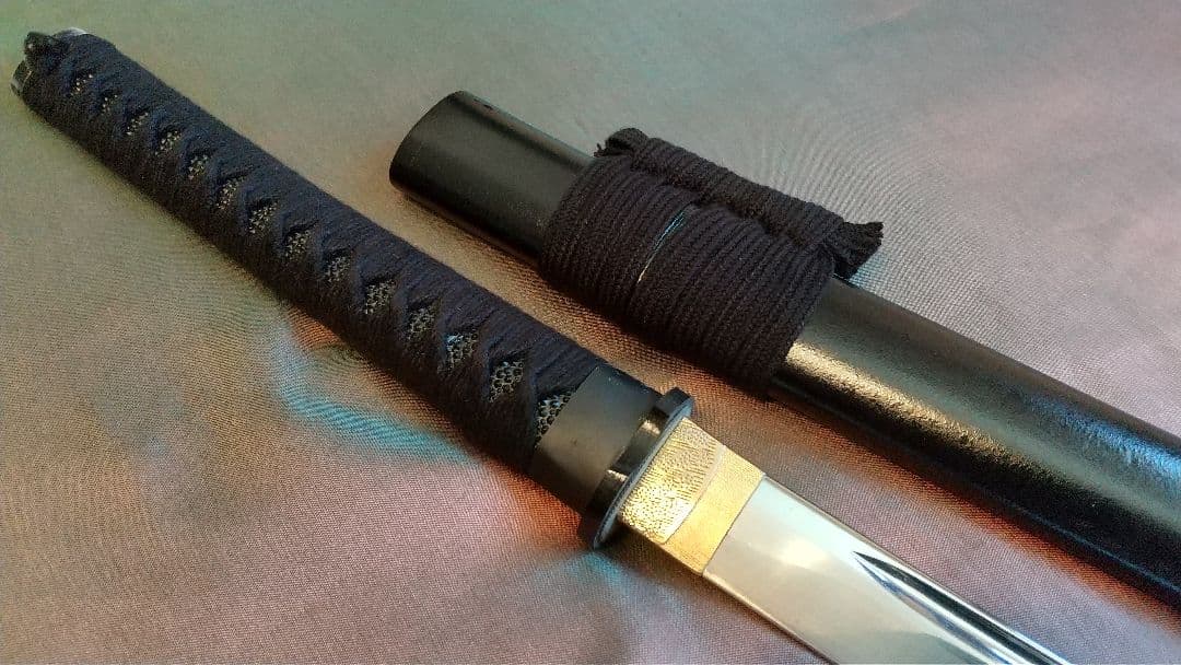 【鶴姫一文字風】模造刀 樋入り刀身 刀剣 喰出し鍔 模擬刀 日本刀