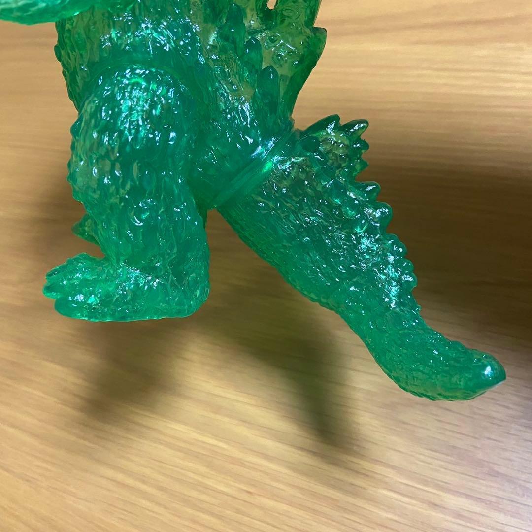 ポピー キングザウルス ゴジラ クリアー緑成型 ソフビ 5450
