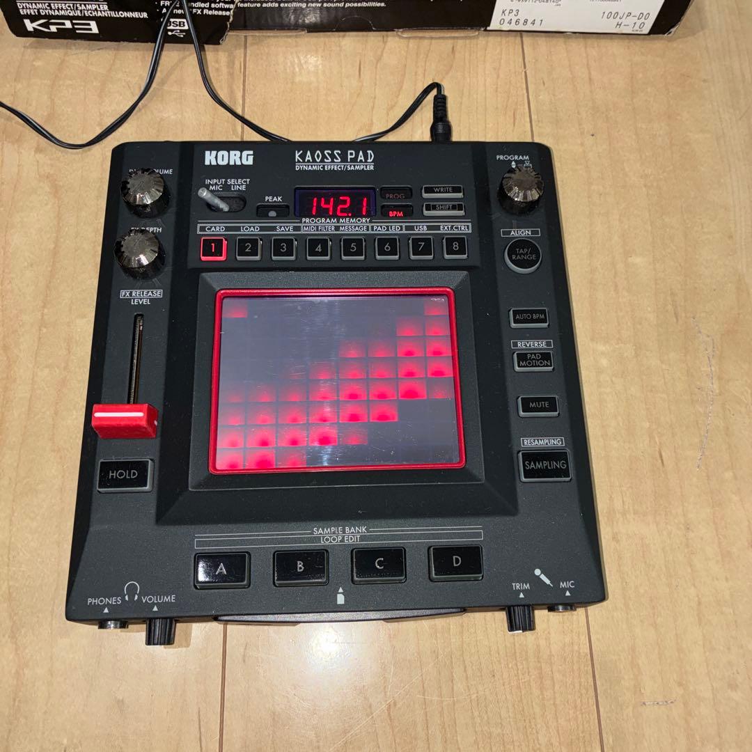 フルセット　KORG KAOSS PAD エフェクトサンプラーKP3動作確認済