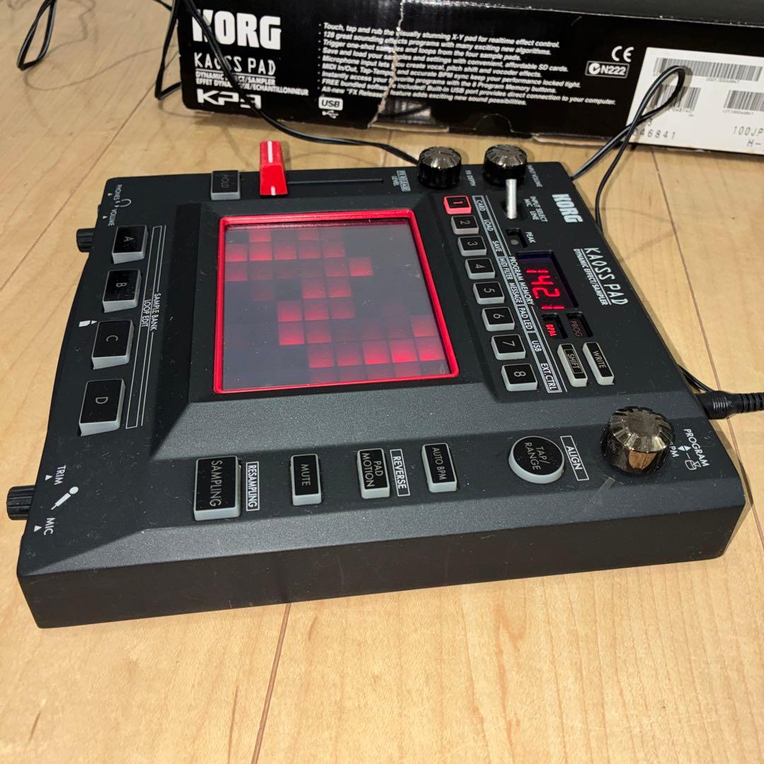 フルセット　KORG KAOSS PAD エフェクトサンプラーKP3動作確認済