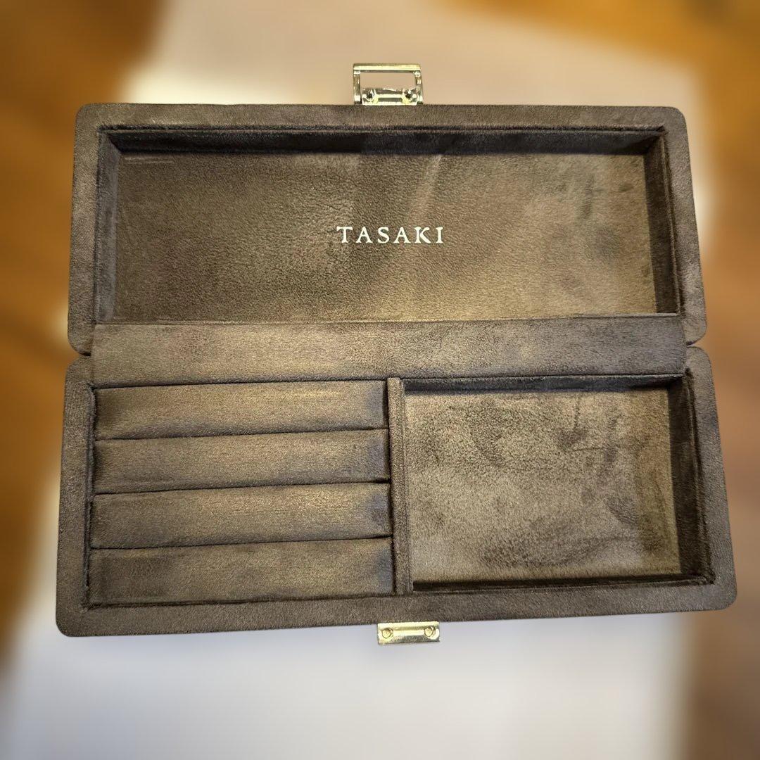 TASAKI ジュエリーボックス グレー　ベロア