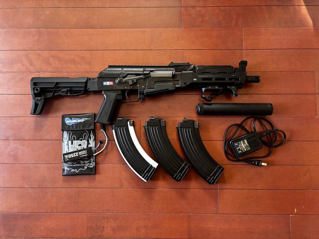 AKストーム 20mmレール付きバンパーカスタム