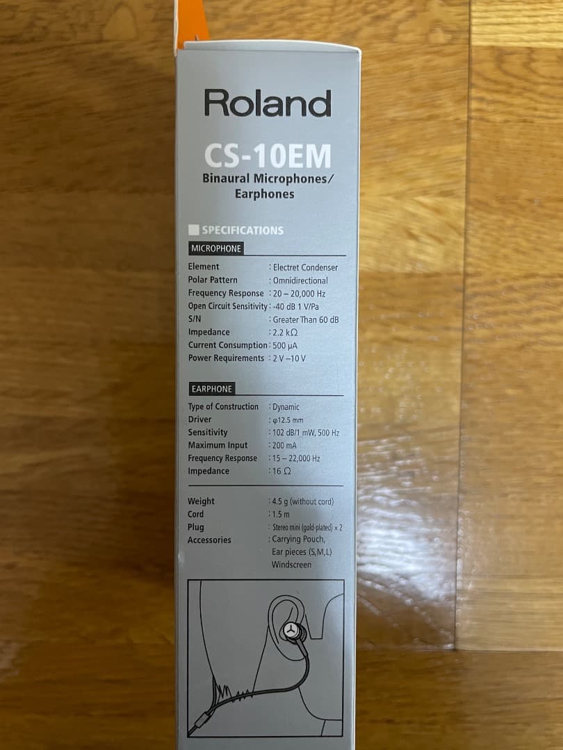 Roland CS-10EM バイノーラルマイク/イヤホン