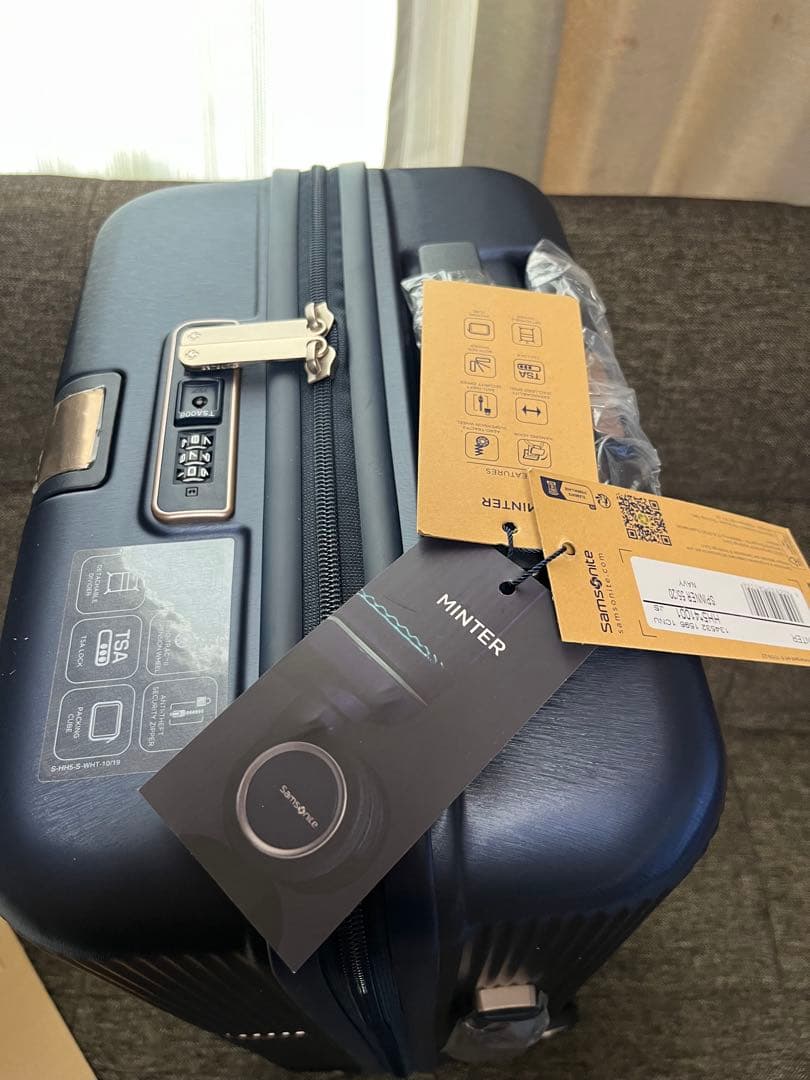 新品未使用　サムソナイト　ミンター55 スーツケース　キャリーケース　ネイビー