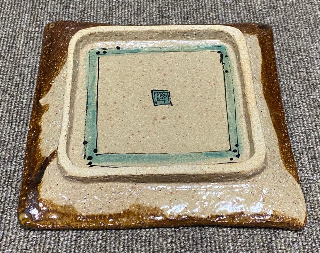 脇山さとみ 蓮絵皿 蓮湯呑み セット