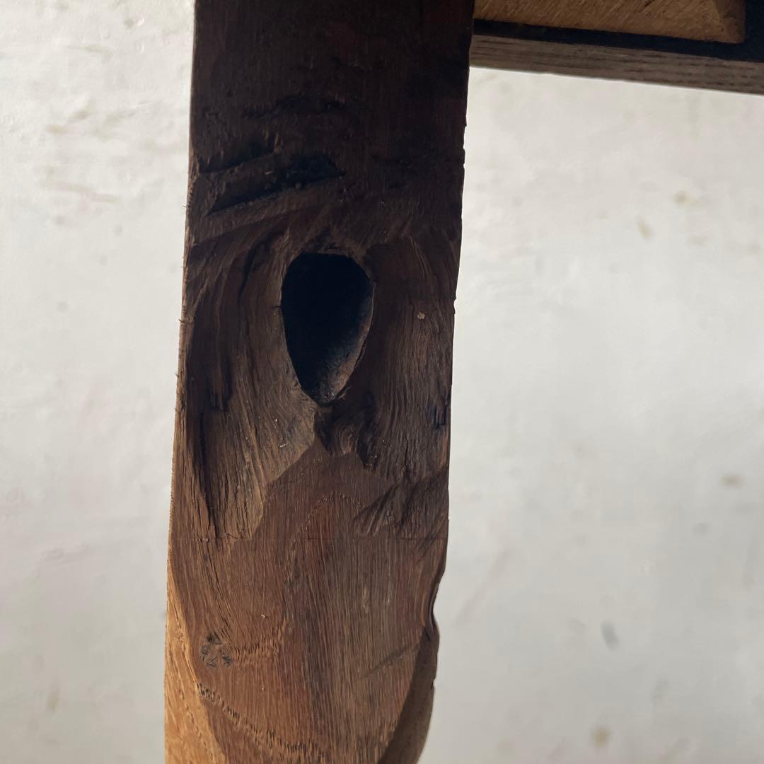 年末・年始SALE ゲートレッグテーブル ドロップリーフテーブル 剥離