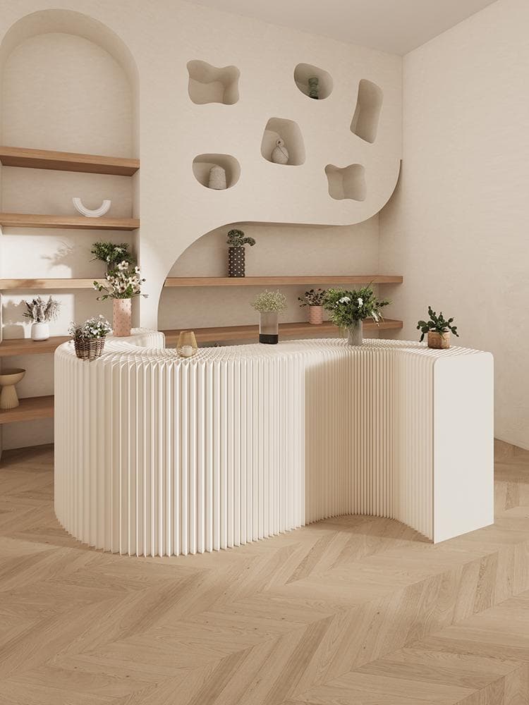 ディスプレイラック 展示台 陳列台 組立不要 折りたたみ長さ2-3ｍ高さ78㎝