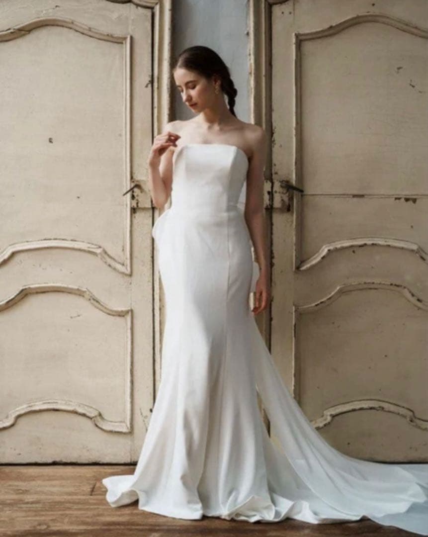 ドレスプロダクション　ソフトマーメイドウェディングドレス　w265 58200円