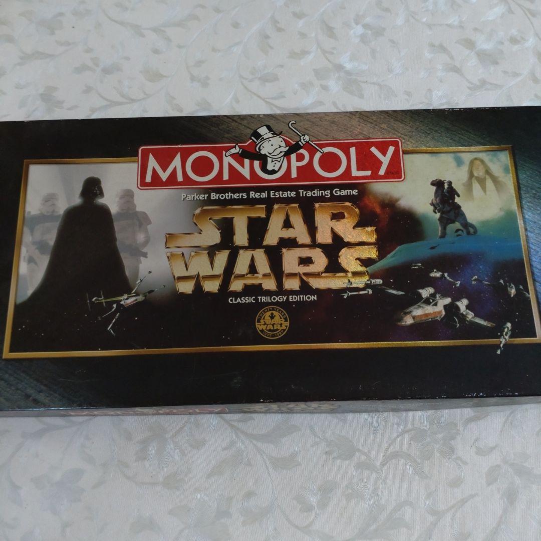 【新品】スターウォーズ モノポリー トリロジー版 1997　日本語説付　箱痛み③