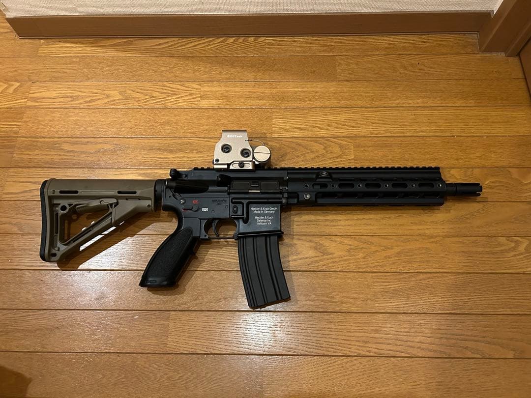 東京マルイ製次世代電動ガンHK416D ドルフロmod仕様、内部メンテナンス済、