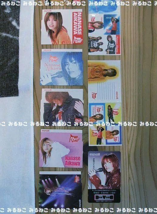 希少 相川七瀬 maxell 抽プレ タオル MDインデックス シール セット