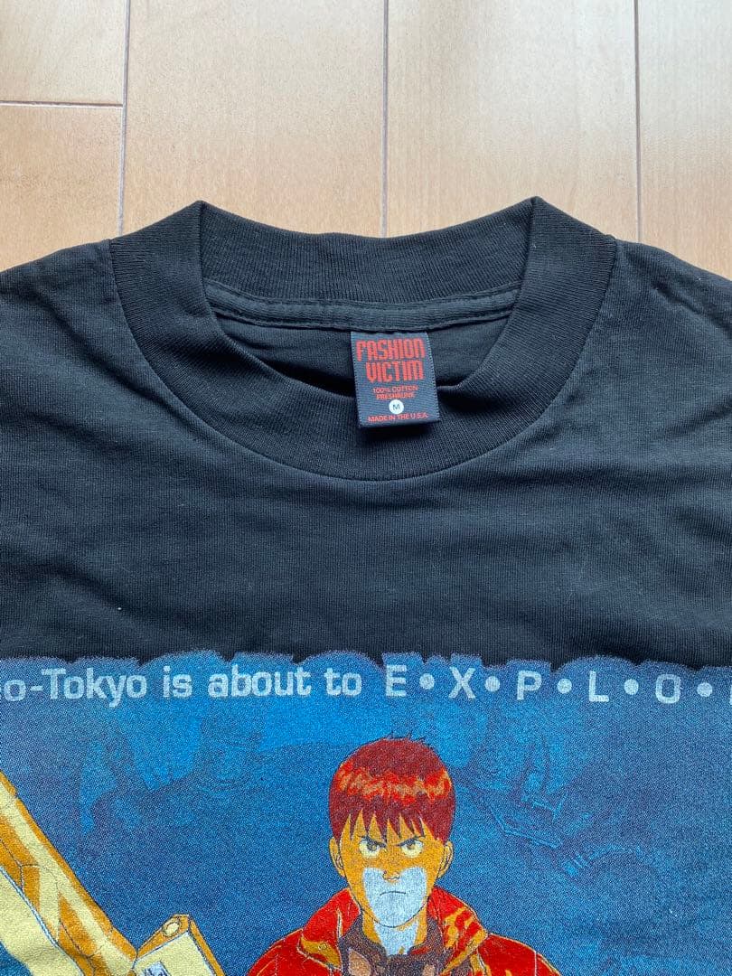 80s AKIRA 金田 Tシャツ M FashionVictim ドライロット