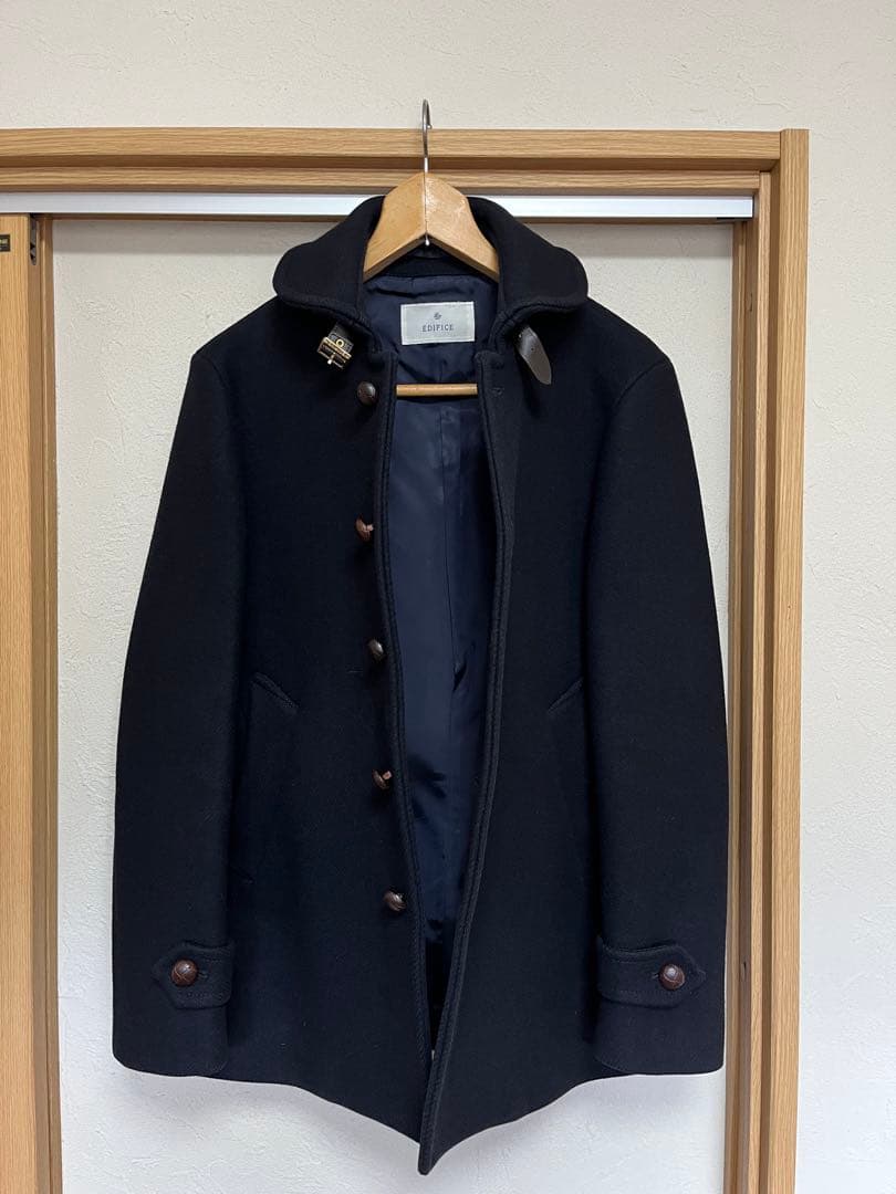 エディフィス 極上メルトンウールコート 美品