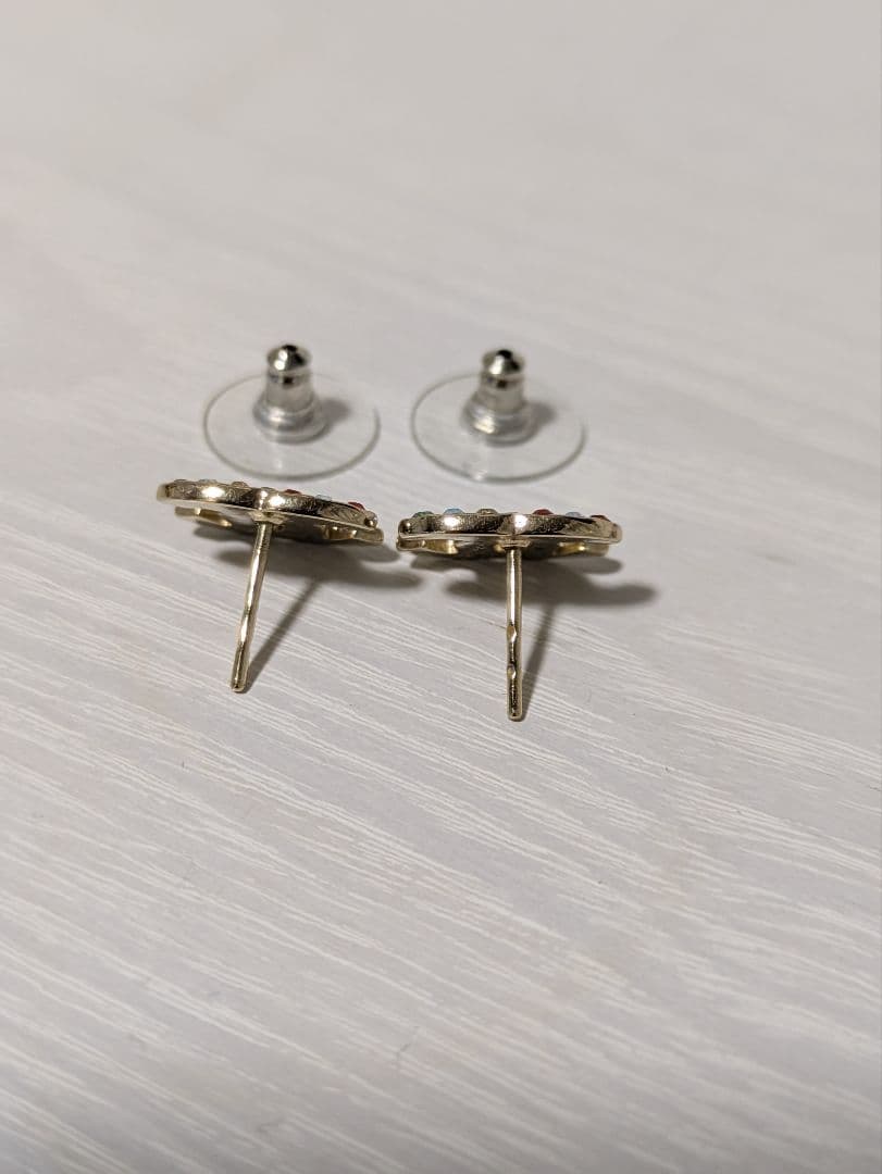 CHANEL　シャネル　ピアス　ココマーク　マルチカラー