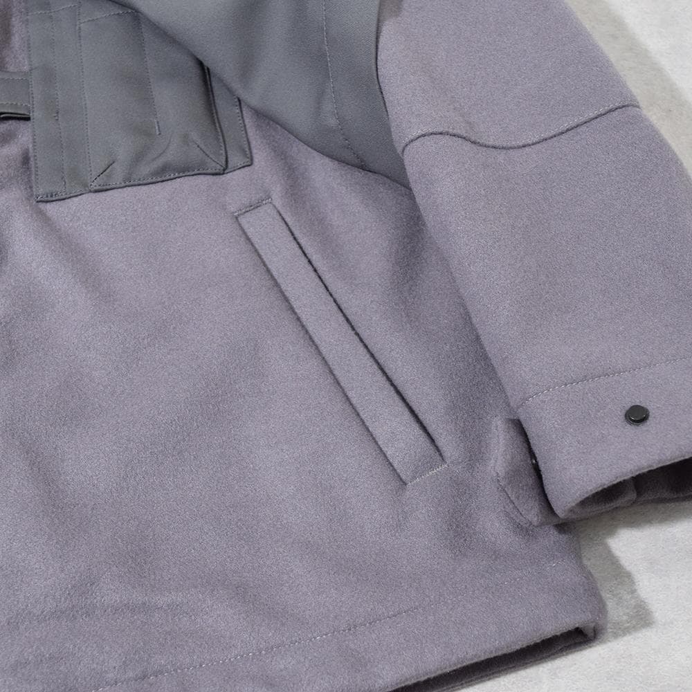 23AW ズッカ zucca 多ポケット ギミック ニットメルトン ブルゾン