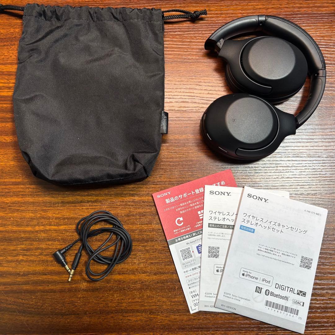 SONY WH-XB900N ワイヤレスヘッドホン