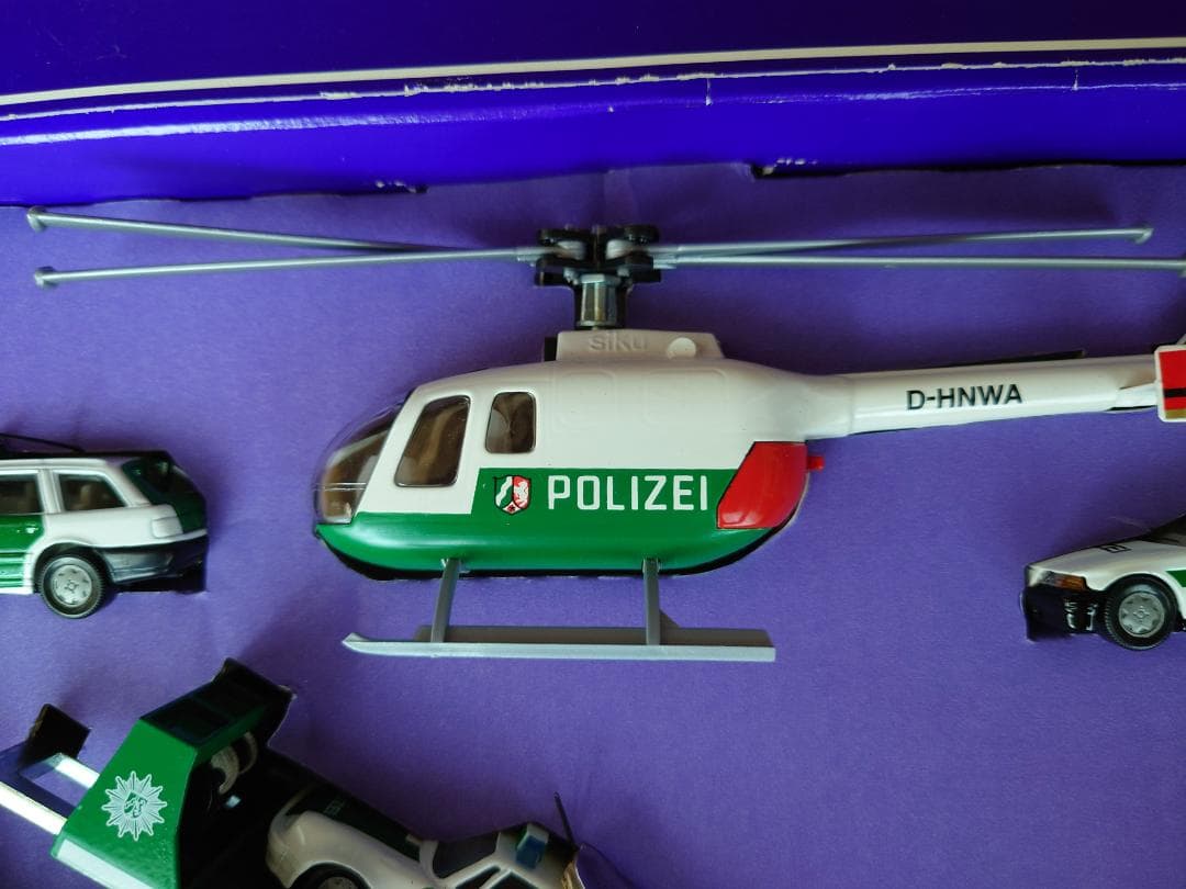 1/55 Siku(ジク) スーパーシリーズ6318 ドイツ警察セット1997年