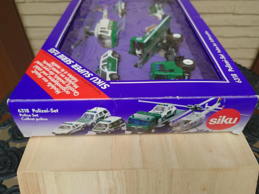 1/55 Siku(ジク) スーパーシリーズ6318 ドイツ警察セット1997年