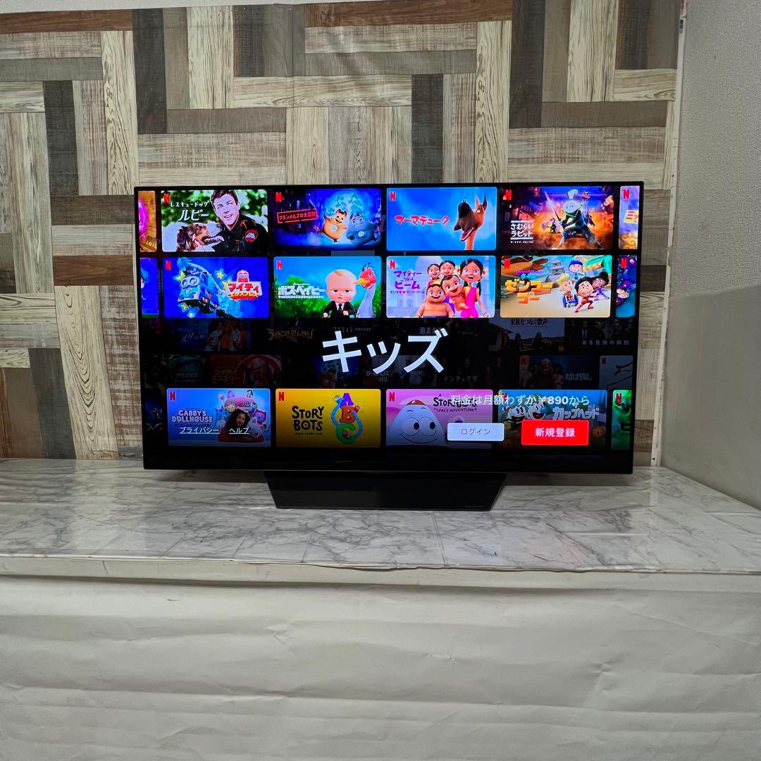 即日受渡❣️全国送料込昨年購入LG48型有機ELテレビTVer.Hulu視聴可