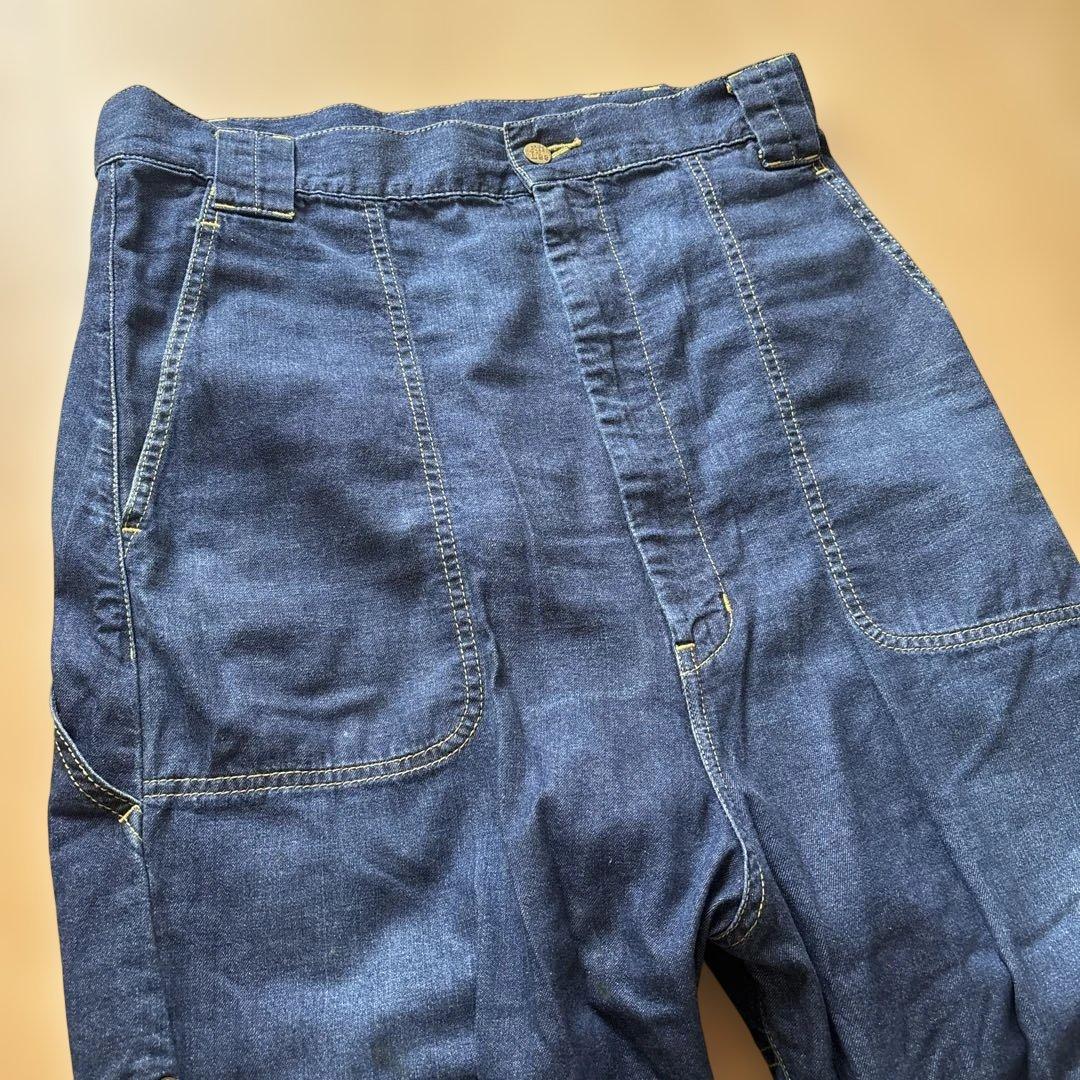 【美品】メルシーボークー New des Lee サルエルデニムパンツ