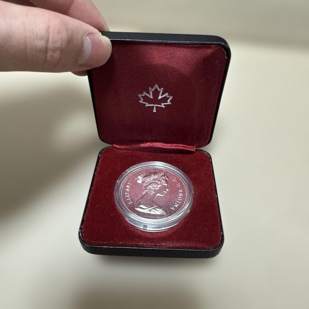 愛*夢様 1979年 カナダ グリフォン300周年記念 プルーフ銀貨